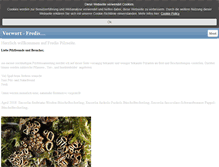 Tablet Screenshot of fredis-pilzseite.de